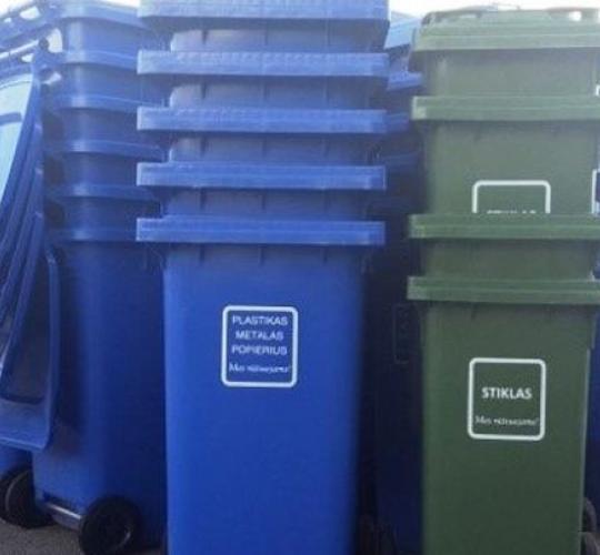 Savivaldybėms – parama atliekų surinkimo konteineriams įsigyti